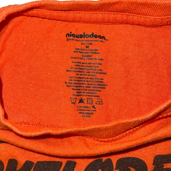 Nickelodeon | Best Of The 90's | Adult Mens | Short‎ Sleeve Graphic Oran… - Picture 6 of 7